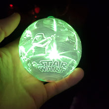 Load image into Gallery viewer, Custom 3D Printed Photo LED Ornament
