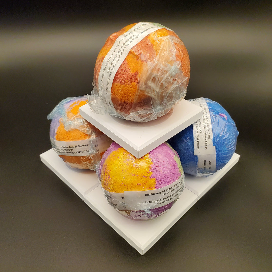 Bath Bomb Display #2 (Custom Branding: Logo/Text)
