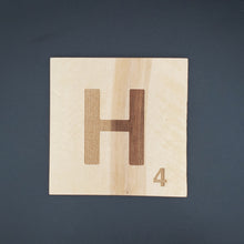 Load image into Gallery viewer, Custom Engraved &#39;SCRABBLE&#39; Blocks (140mm)
