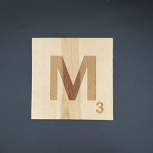 Load image into Gallery viewer, Custom Engraved &#39;SCRABBLE&#39; Blocks (140mm)
