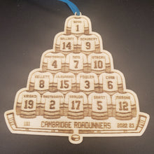 Load image into Gallery viewer, Laser Etched Sports Jersey Christmas Ornament - Team
