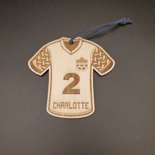 Load image into Gallery viewer, Laser Etched Sports Jersey Christmas Ornament - Individual
