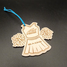 Load image into Gallery viewer, Laser Etched Sports Jersey Christmas Ornament - Individual
